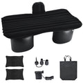 Novelbee Inflatable Car Air Mattress Back Seat Bed With Round Air Foot Piers,Inflatable Camping Air Mattress Blow Up Bed,Portabl