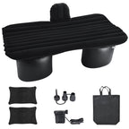 Novelbee Inflatable Car Air Mattress Back Seat Bed With Round Air Foot Piers,Inflatable Camping Air Mattress Blow Up Bed,Portabl