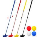 Hiboom 4 Pack Golf Putters for Men and Women Two Way Mini Golf Putter with 4 Balls Adjustable Length Kids Putter Bulk Right or L