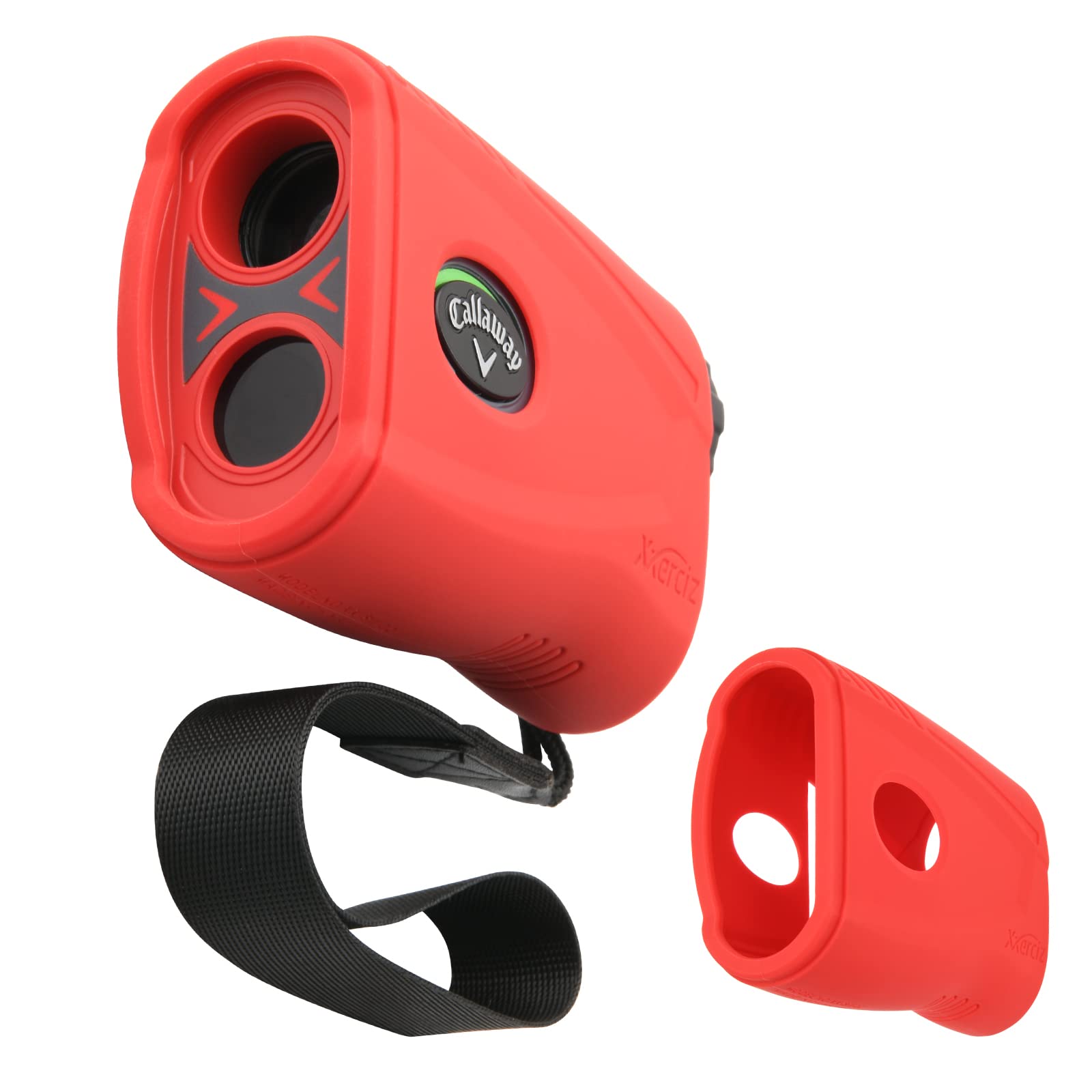 Xxerciz Silicone Case For Callaway 300 Pro Laser Golf Rangefinder, Protective Carry Case With Wrist Lanyard, Golf Rangefinder Ac