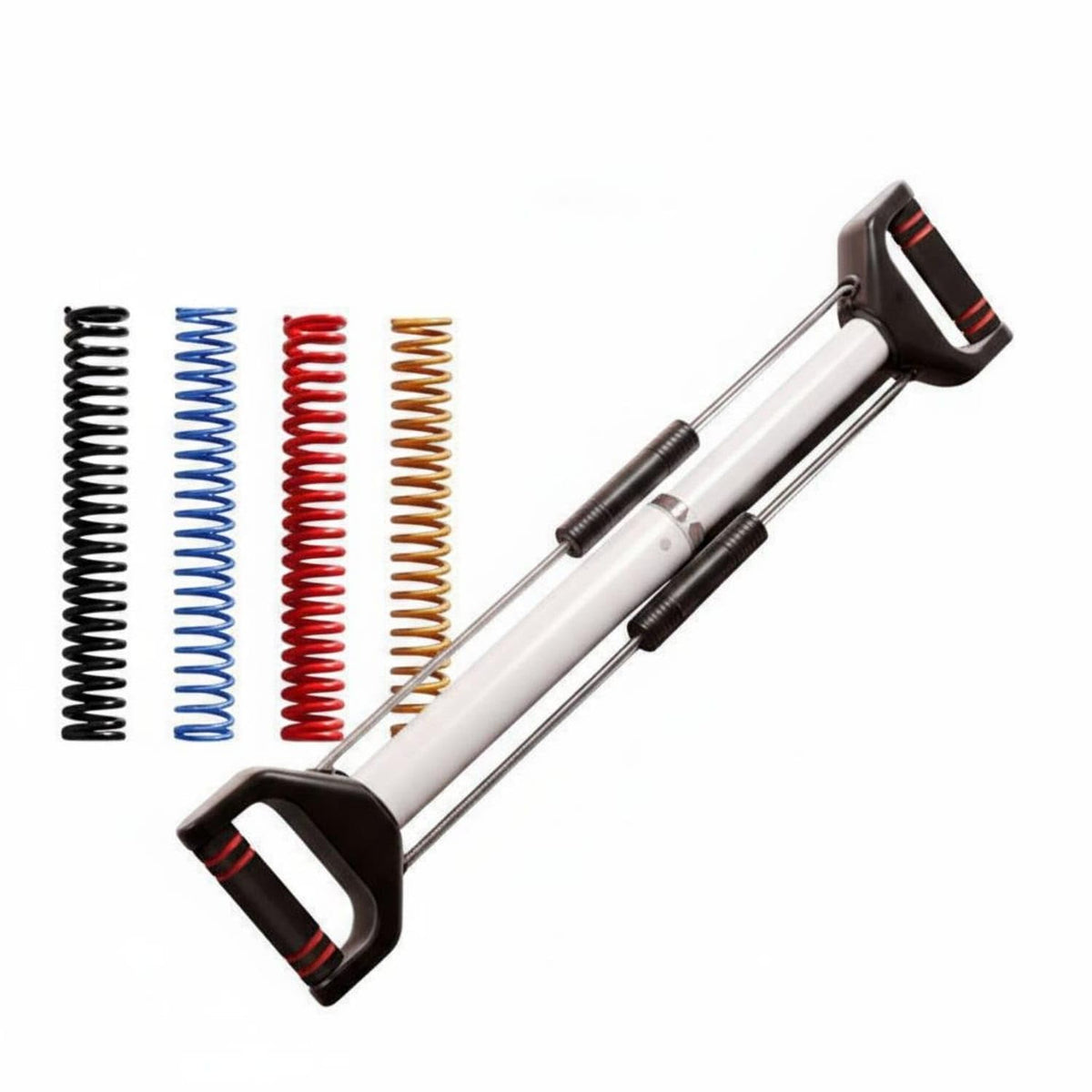 MERISHOPP AntiSlip Handles Handheld Coiled Exerciser Thickened Pipe Shape Coiled Resistance Coach Red Accent Grips Wire Rope Ex