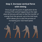 The Force Pedal Bundle -Created Golf Training Aid - Made In Italy- Increase Club Head Speed - Ground Reaction Force And Stabilit