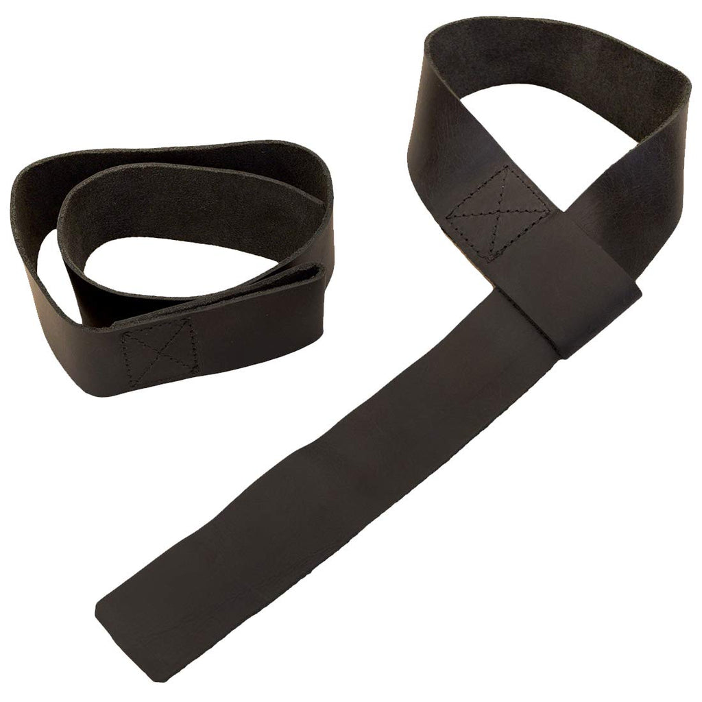 Hide & Drink, Leather Lifting Straps (2 Pieces), Bodybuilding, Sports, Gym, Fitness, Accessories, Handmade (Charcoal Black)