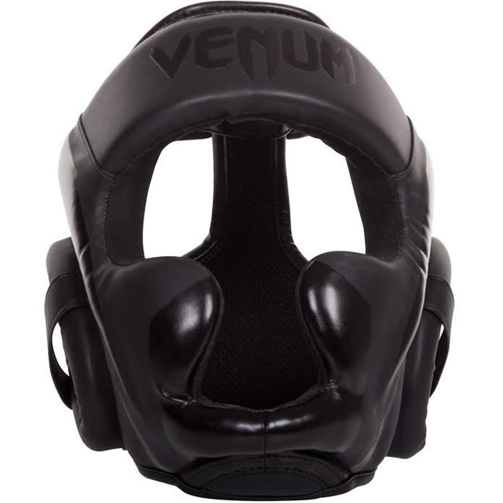 Venum Elite Headgear - Black/Black, One Size