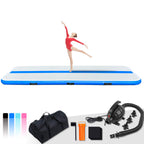 Tuxedo Sailor Inflatable Gymnastics Tumbling Mat Air Tumble Track 10/13Ft 4/6In Thickness Air Floor Mat With Electric Air Pump F
