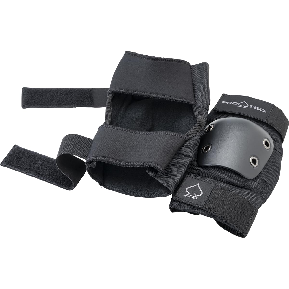 Pro-Tec Kids Street Elbow, Knee, And Wrist Pad Protective Gear Set, Youth Small, Black