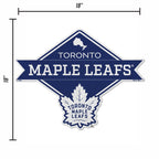 Rico Industries Nhl Toronto Maple Leafs Diamond Shape Cut Pennant - Home And Living Room D  Cor - Soft Felt Ez To Hang