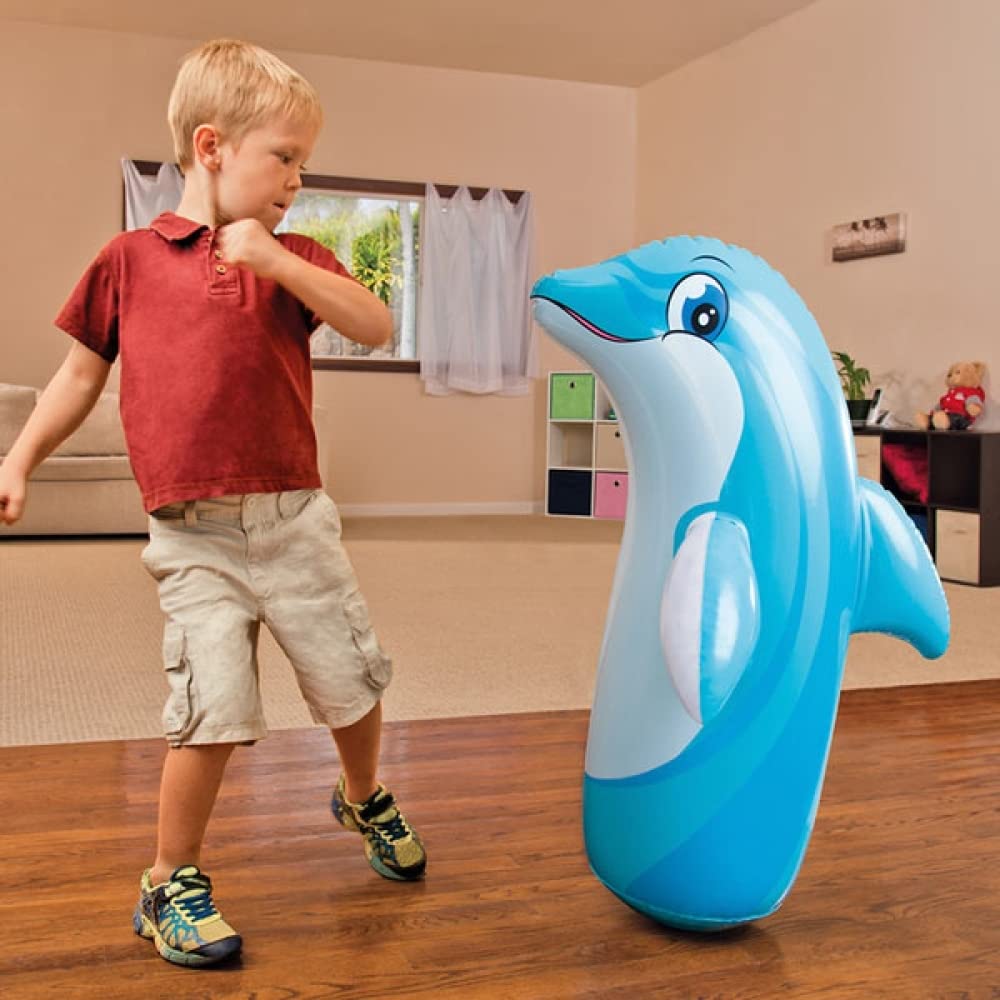 Intex 3D Bop Bag Blow Up Inflatable Tiger