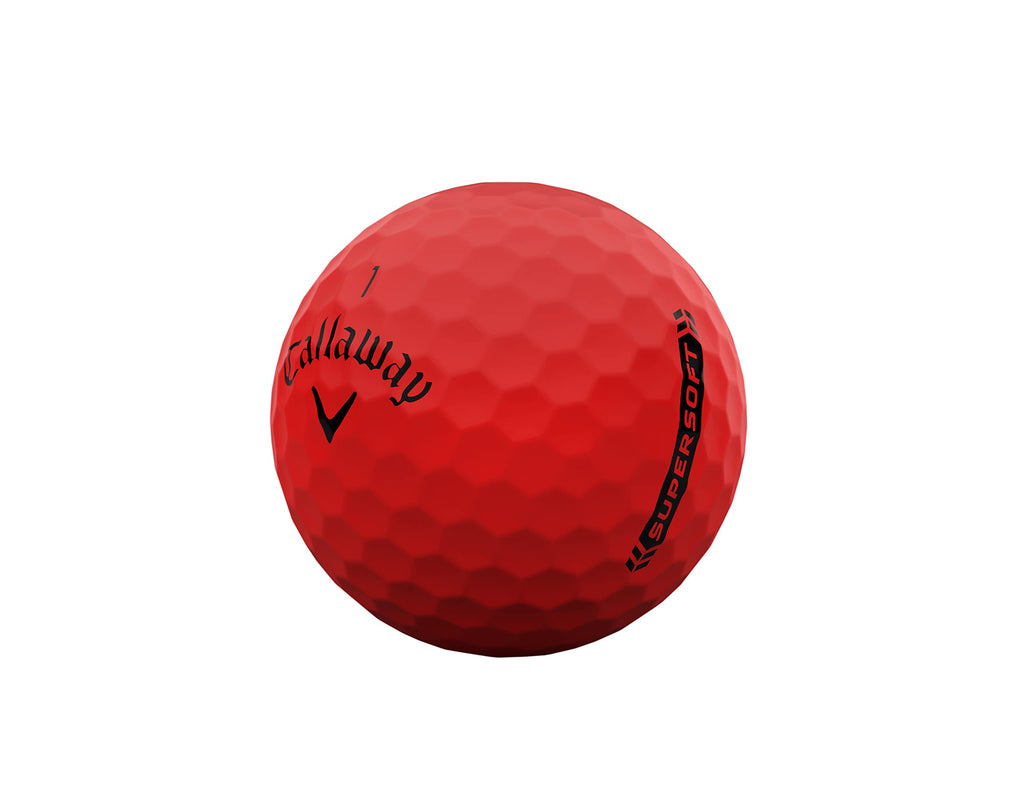 Callaway Golf Supersoft Golf Balls (2023 Version, Red)