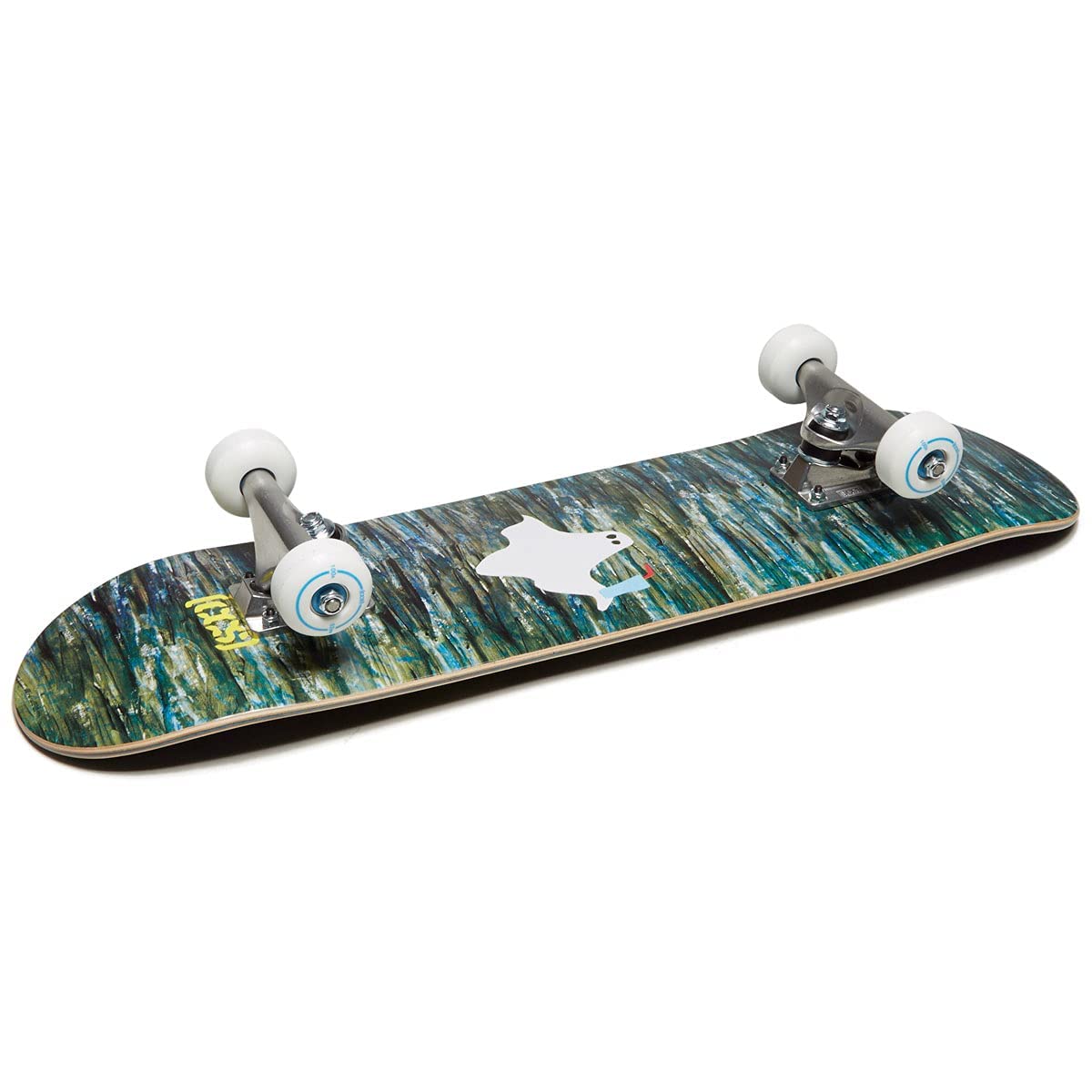 [Ccs] Ghost Skateboard Complete 7.00'' - Maple Wood - Professional Grade - Fully Assembled With Skate Tool And Stickers - Adults