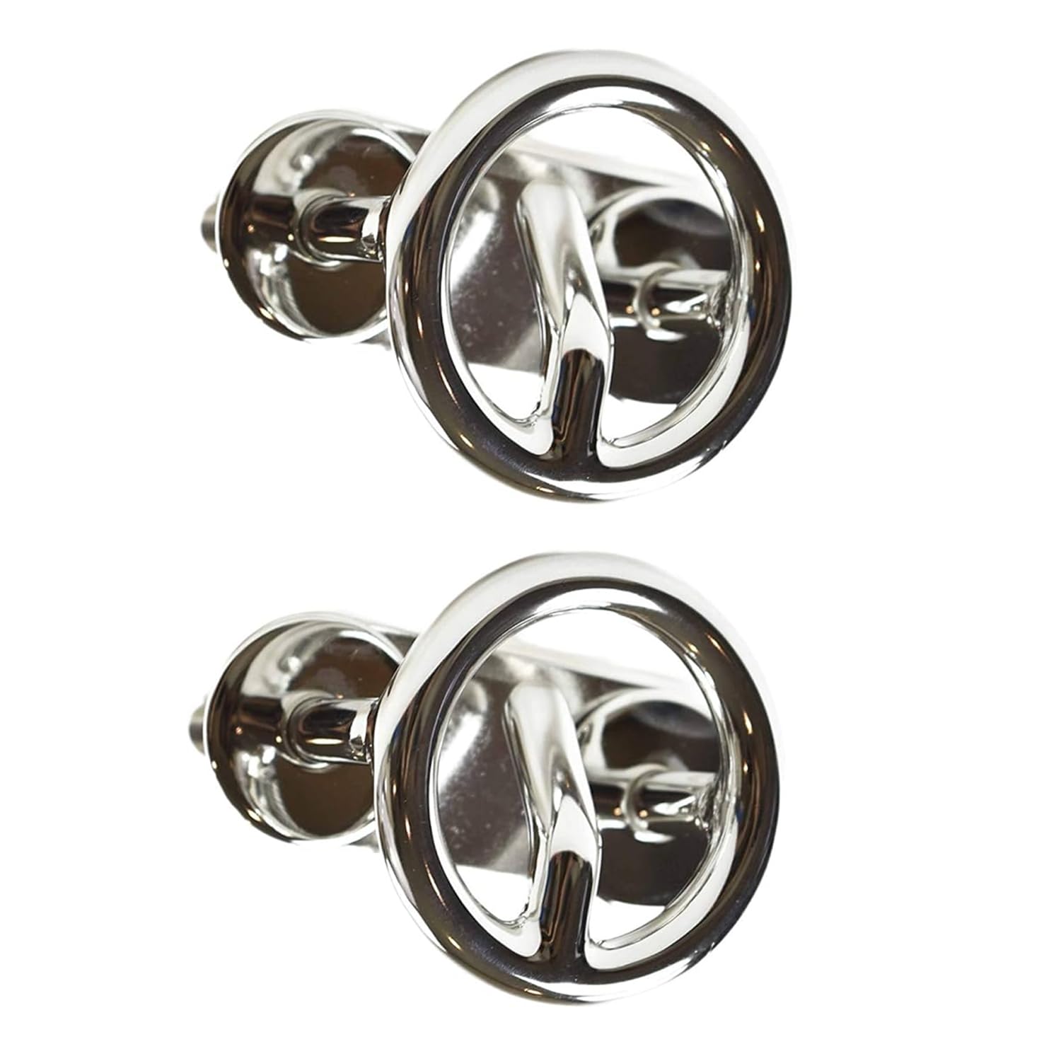 MARINE CITY 316 Grade Stainless Steel Strong and Durable Polished Gloss Finish Transom Mount Ski Tow Hook for Boats - Marines - 