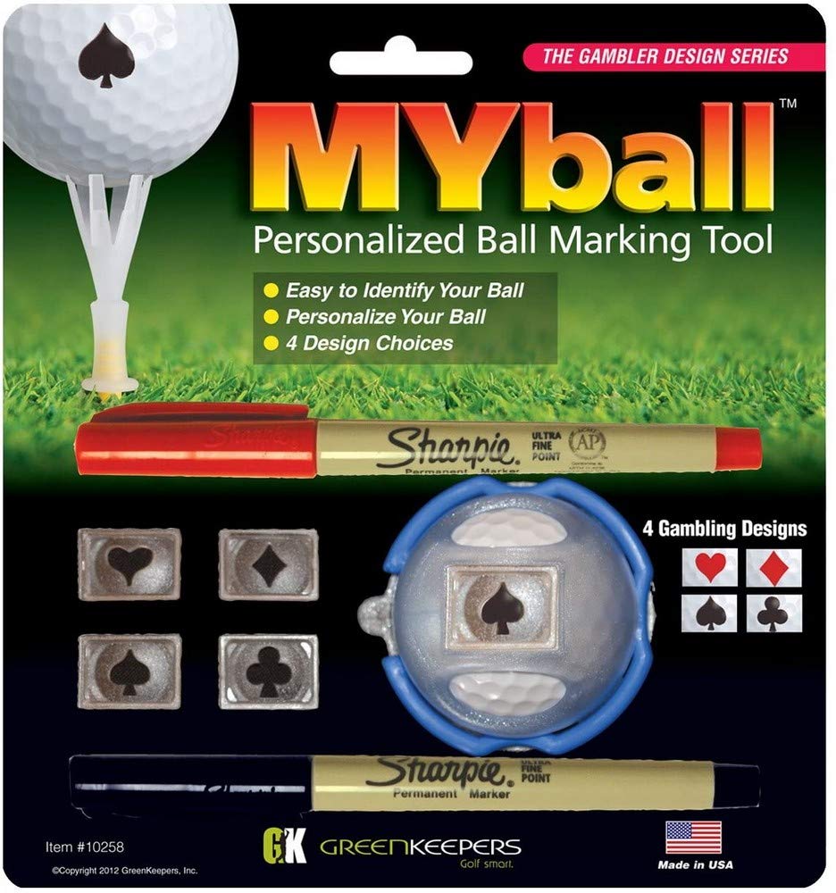 Green Keeper Myball Marking Tool, Gambler