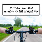 Paliston Bike Bell Bicycle Bell Crisp Sound For Adults Kids Boys Girls Black