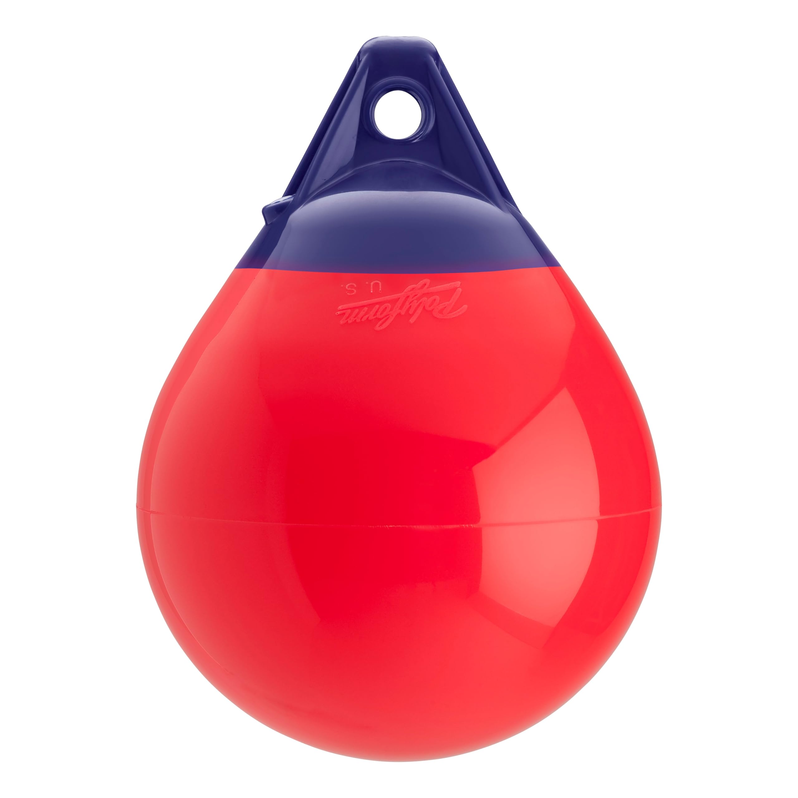 Polyform A-Series Buoy A-1 Standard Blue Ropehold - Red