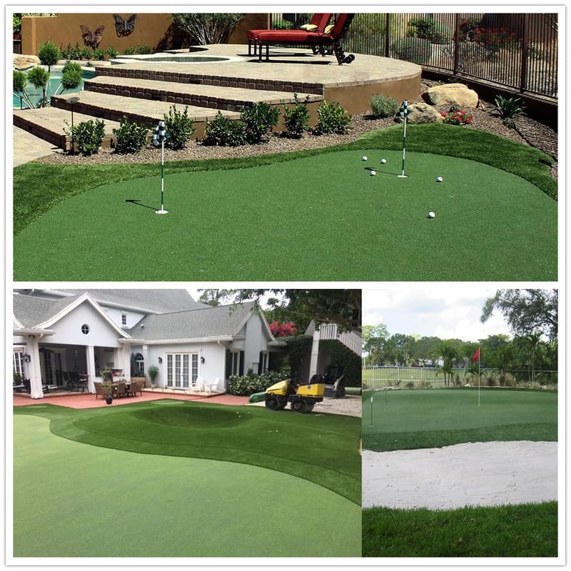 Golf Putting Green Turf (0.47'' Custom Size) Multi-Use Artificial Grass Carpet Indoor/Outdoor Rug, Golf Hitting Practice Mat In