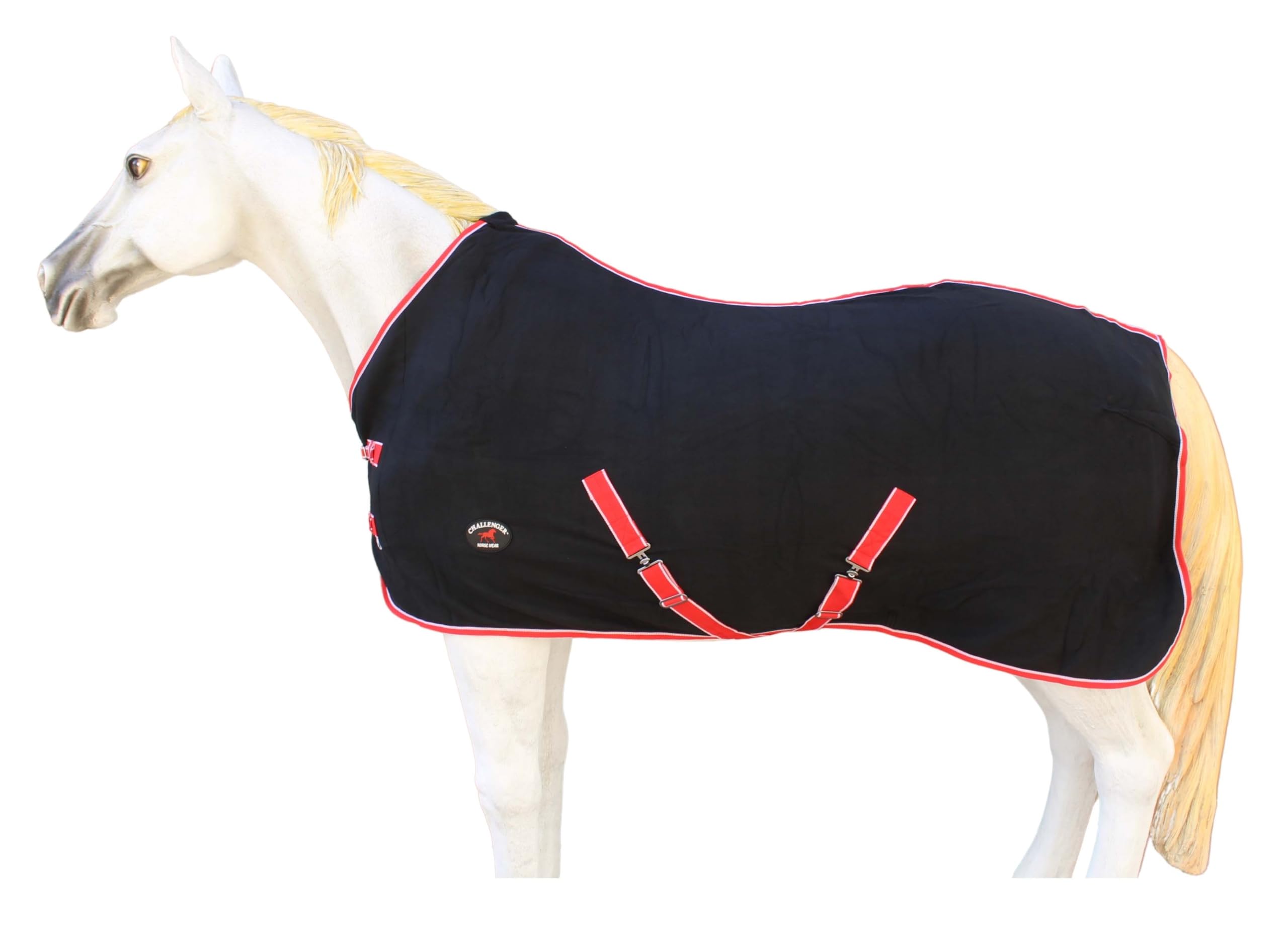 Challenger 72'' Horse Polar Fleece Cooler Exercise Blanket Wicks Moisture 4385