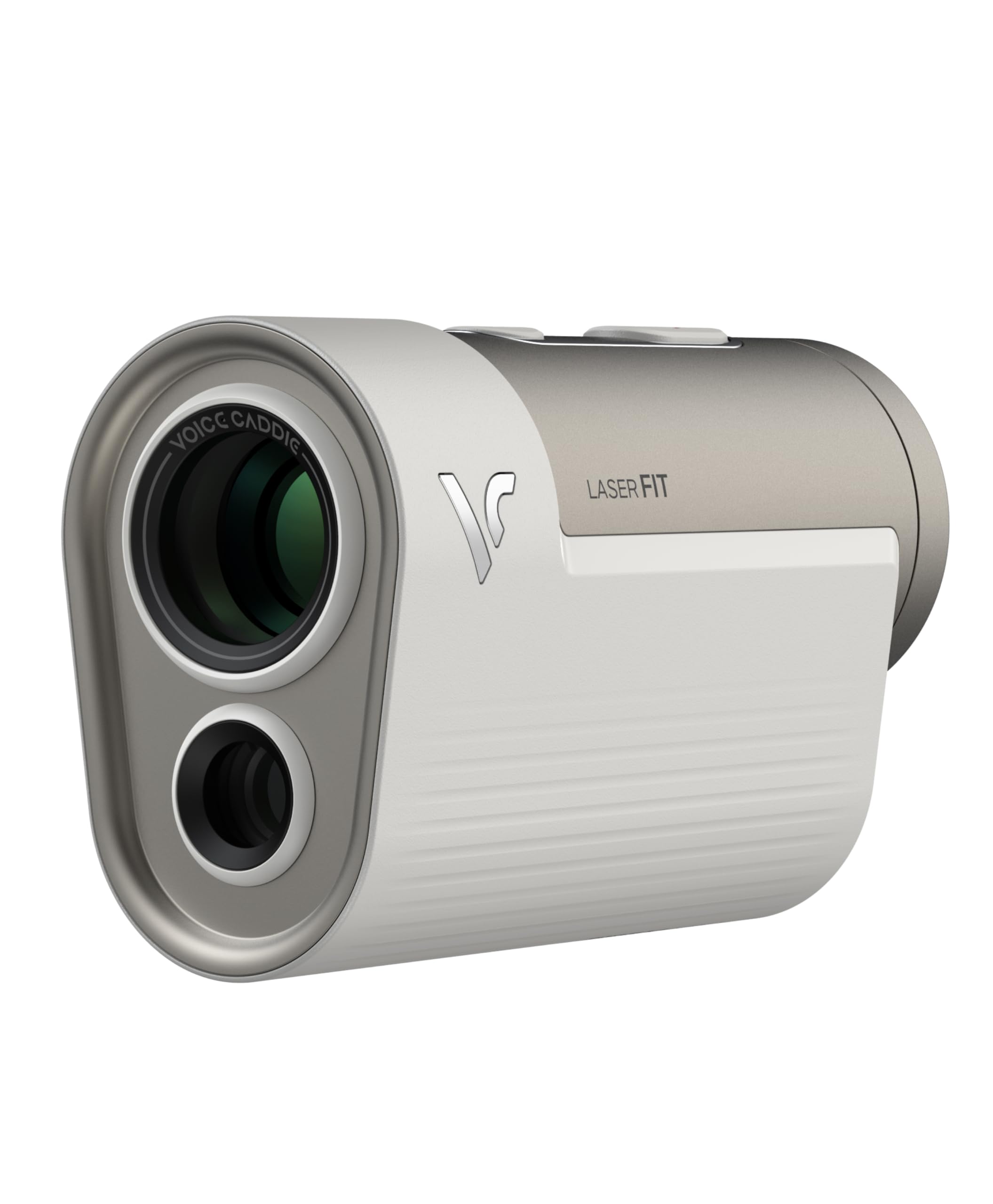 Voice Caddie Laser Fit Golf Rangefinder w/Slope Integration & Tournament Mode | Dual Display 6X Optical Magnification | New Ball