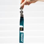 Rico Industries Nfl Football Jacksonville Jaguars Standard Wrist Lanyard Key Chain, Cute Wristlet Strap Keychain Holder For Wome