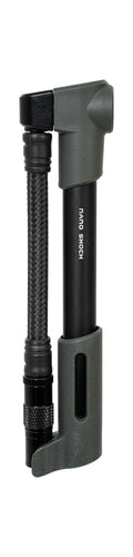 Topeak Nano Shock Pump - Ultra-Light Shock & Fork Inflator (300  psi), 360 Degrees Rotating Hose & Pressure-Rite Valve, Compact 