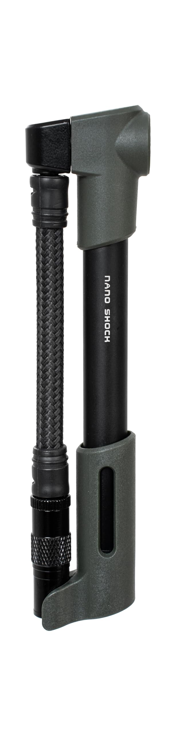 Topeak Nano Shock Pump - Ultra-Light Shock & Fork Inflator (300  psi), 360 Degrees Rotating Hose & Pressure-Rite Valve, Compact 