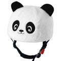 Hollowfly Ski Snowboard Helmet Cover Decorative Panda Animal Plush Head Cover Cute Panda Knitted Hat Decoration for Ski Snowboar