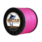 Hercules Braided Fishing Line 1500M 1640Yds 10Lbs-200Lbs Pe Superline 8 Strands (Pink 150Lb/68Kg 0.62Mm)