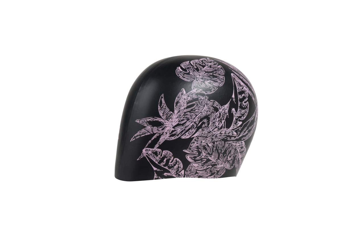 Arena Sirene Silicone Long Hair Swim Cap For Women, Cecilia Black