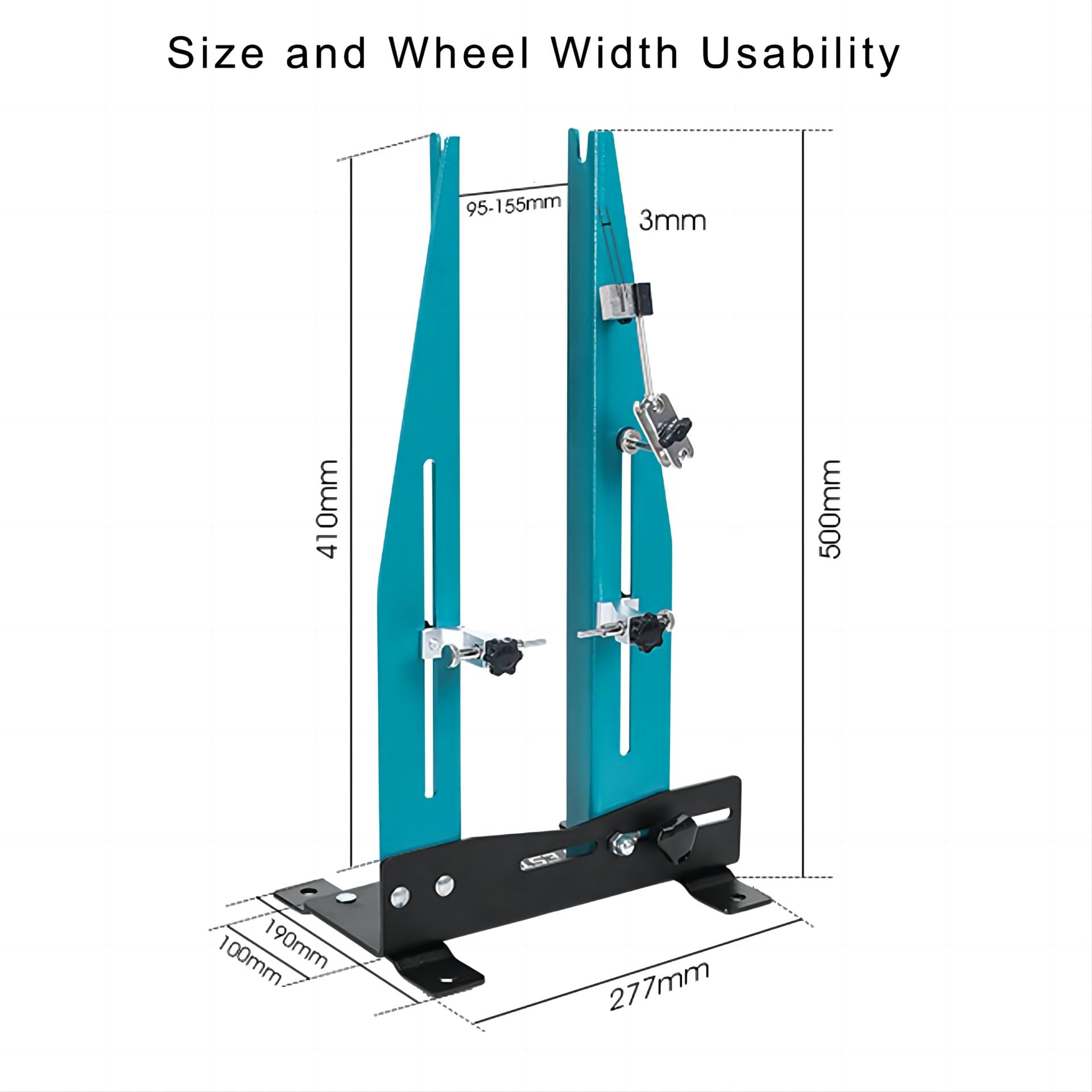 Mimoke Bicycle Wheel Truing Stand For 16 - 29 Inch Wheels [Width 90Mm-150Mm] Calibration Stand Wheel Maintenance Rims
