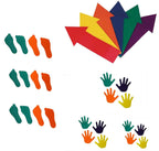 Gsi Spot Markers Non-Toxic Non-Slip For Kids Education And Preschool Classroom Kindergarten Learning Activity With Hand Feet And
