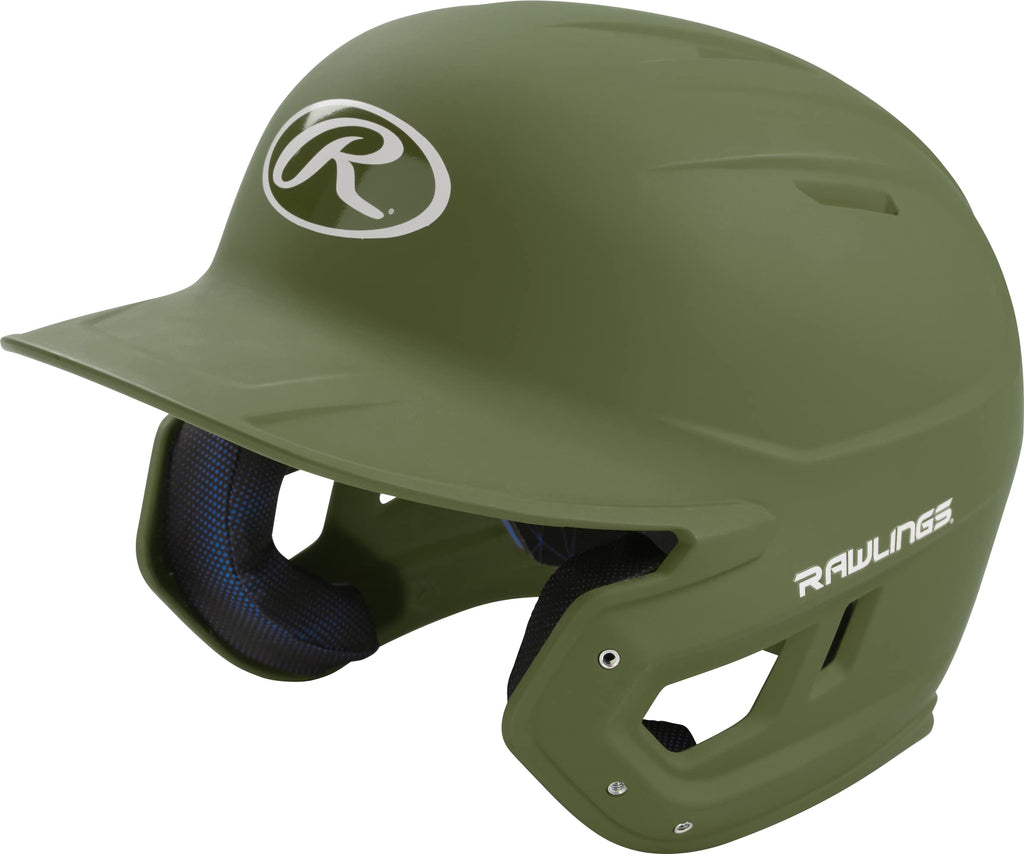 Rawlings | Mach Batting Helmet | Matte Military Green | Senior (6 7/8'' - 7 5/8'')