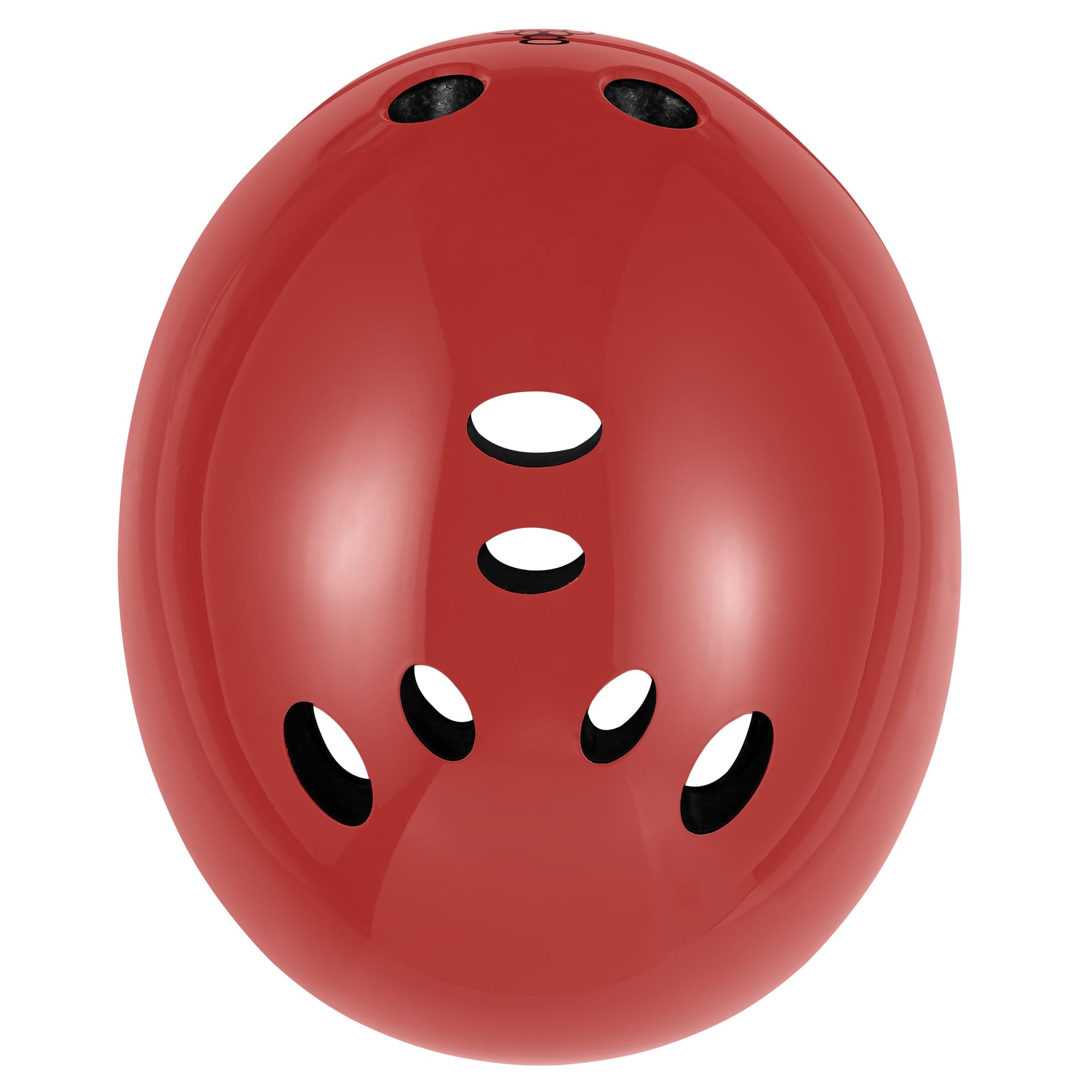 Triple Eight The Certified Sweatsaver Helmet for Skateboarding, BMX, Roller Derby and Roller Skating, S. Red Glossy, XS/S