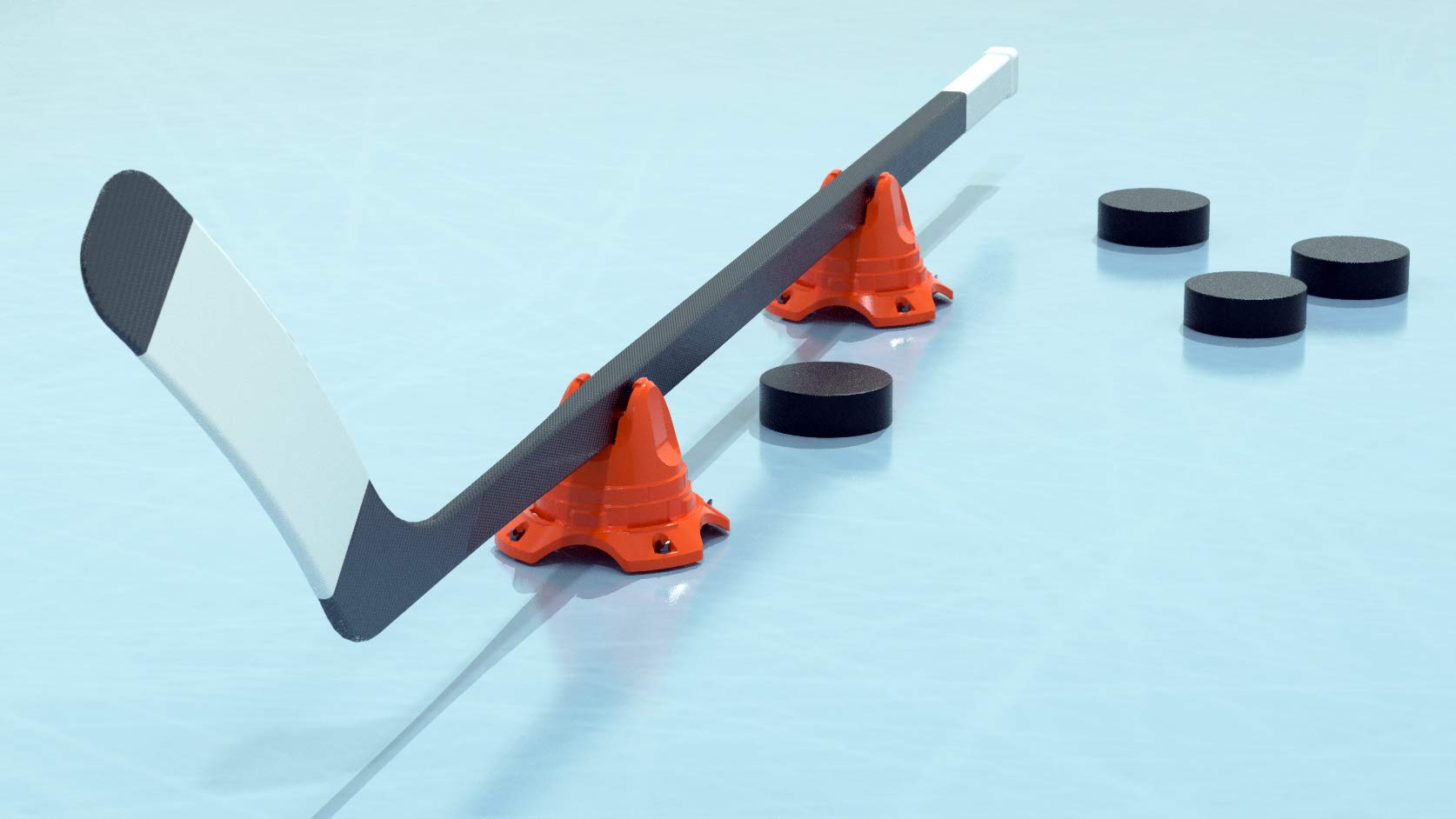 Hockey Dot Underpass-X Training Cones Set Of 6