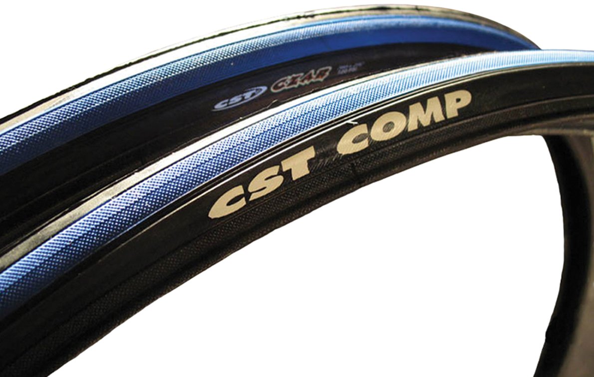 Cst Czar Comp Road Tire, Blue/Black, 700X25