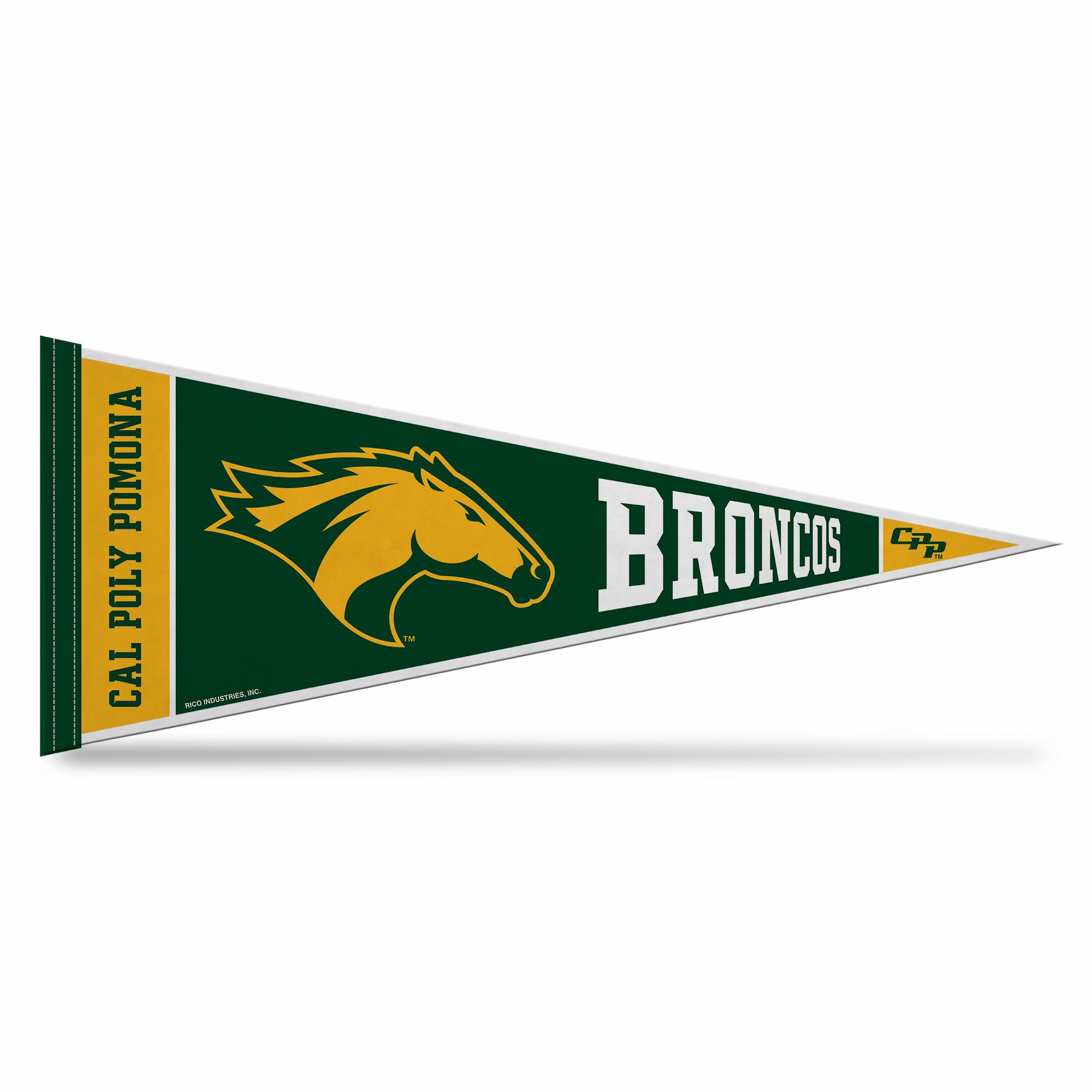 Rico Industries Ncaa Cal Poly Pomona Broncos 12'' X 30'' Felt Wall D  Cor Pennant - Great For Home/Bed Room/Man Cave D  Cor
