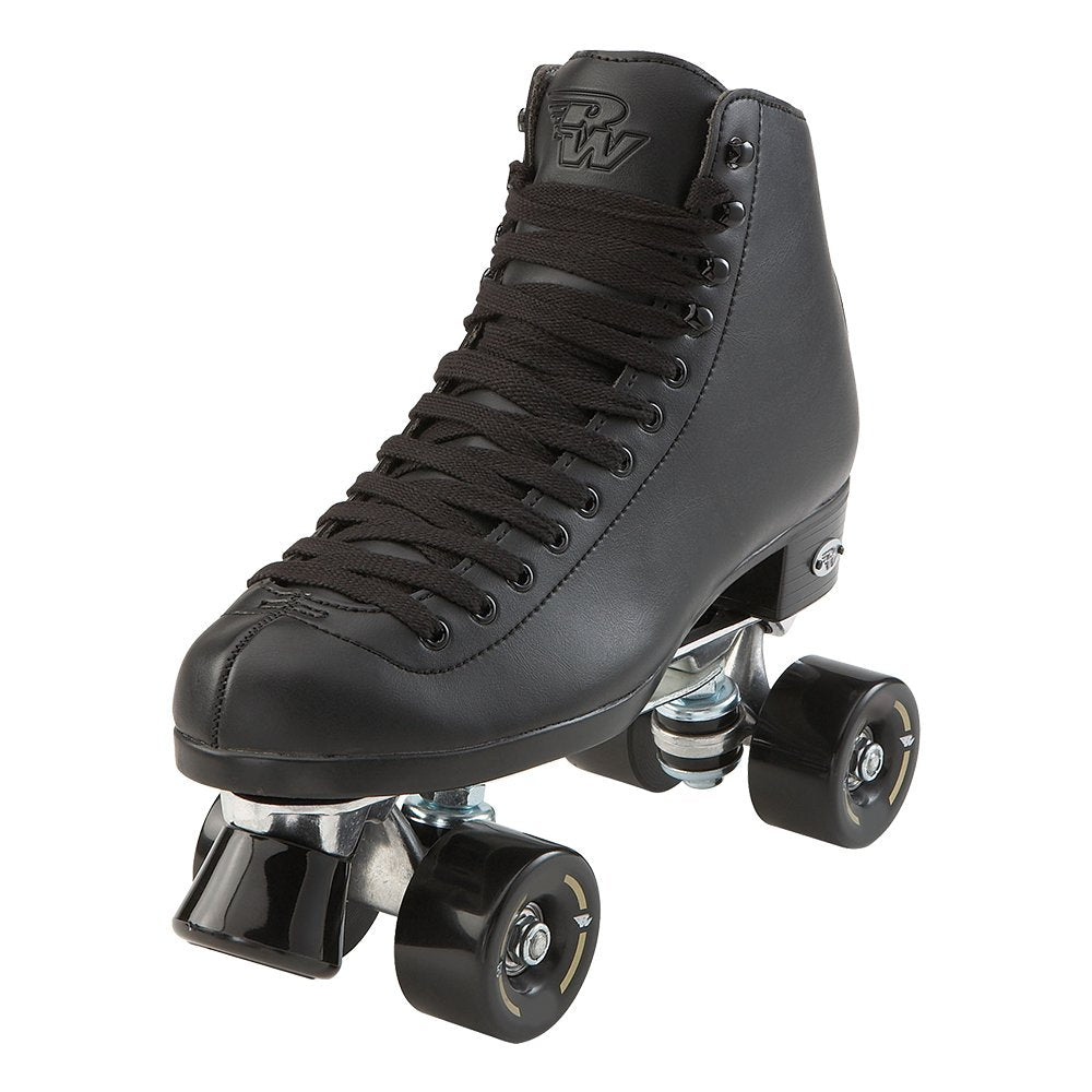 Riedell RW Wave Roller Skates for Men and Women - Durable Recreational Quad Skate with Padded, Precision Fit and High-Rebound Wh