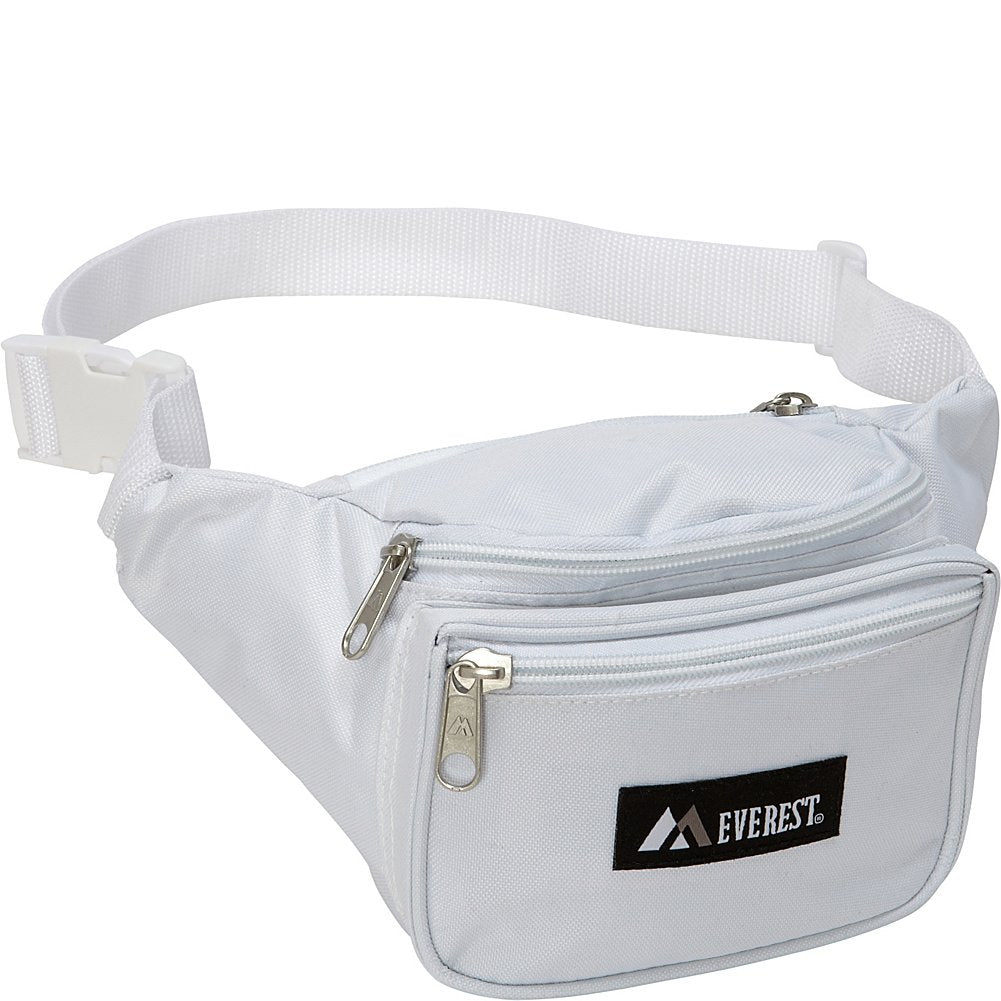 Everest Signature Waist Pack-Standard, White, One Size