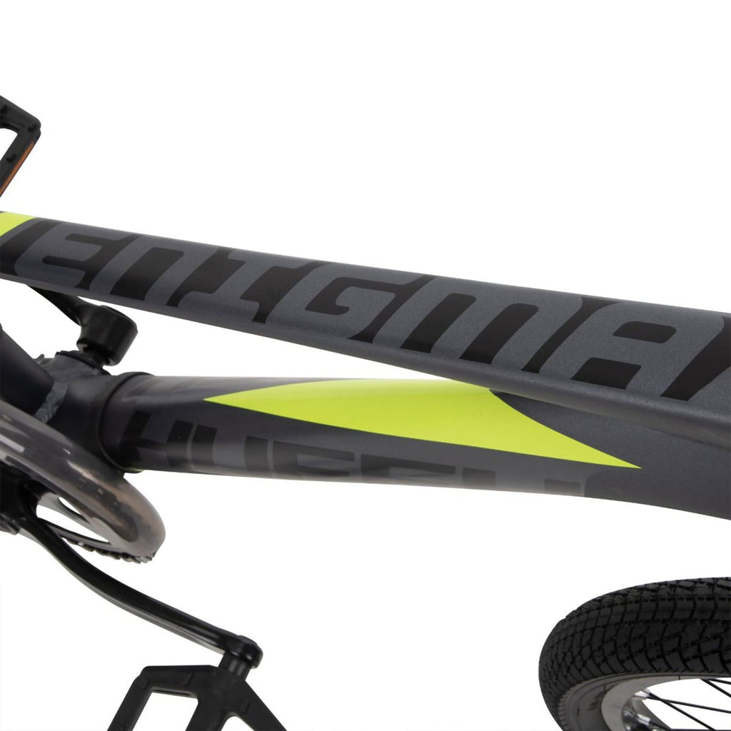 Huffy Enigma 20'' Kid'S Bmx Bike, Beginner Level Rider, Ages 5+ Years Old, 3 Piece Steel Crank, 44/16 Gearing, Rugged And Durabl