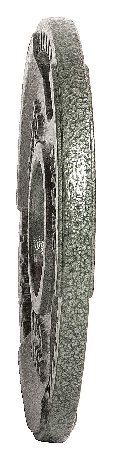 Balancefrom Olympic 2-Inch Cast Iron Plate Weight Plate For Strength Training And Weightlifting, 2.5-Pound, Set Of 4
