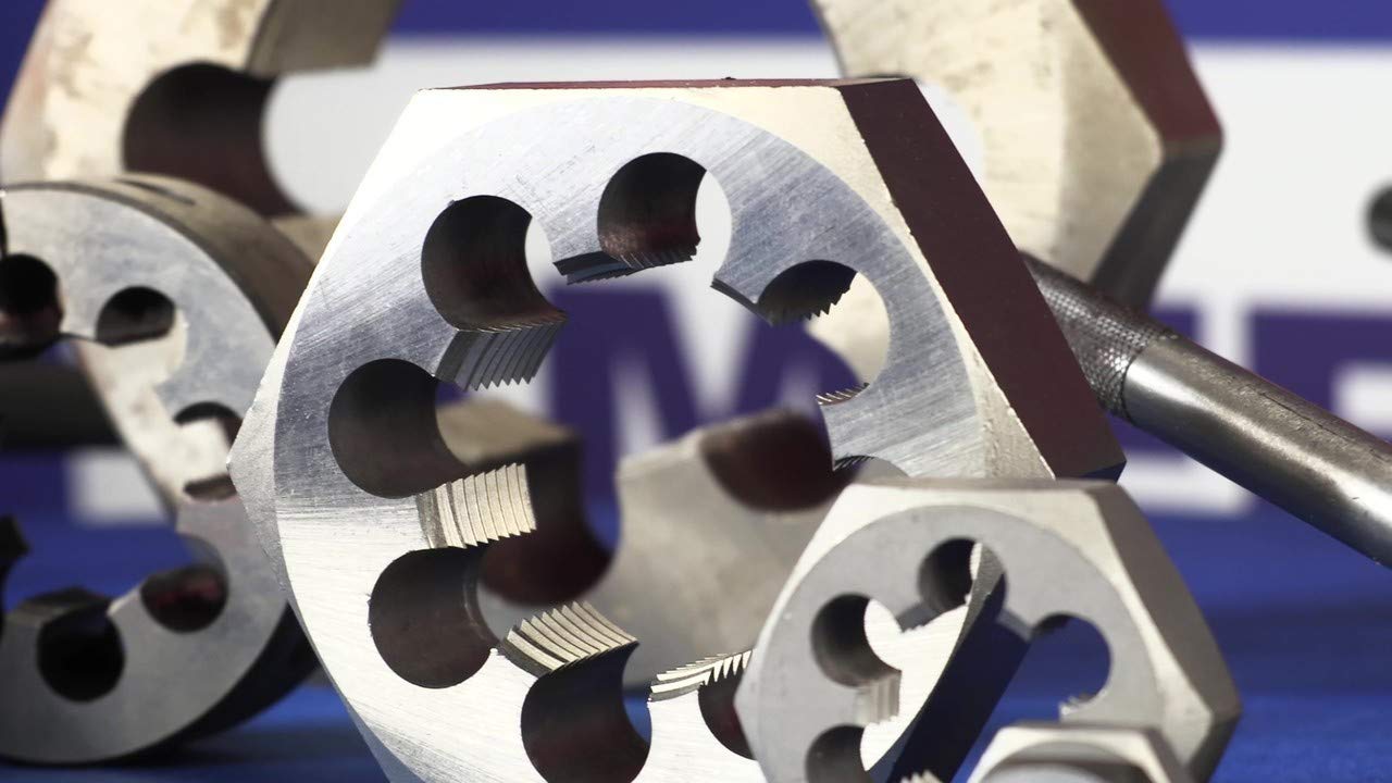 Drill America 3-38-12 Carbon Steel Hex Die, Dwt Series