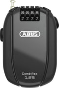 ABUS Combiflex Cable Lock - Lock for securing skis, Helmet, pram and Luggage - Trip 125-125 cm Long - 3 mm Thick - with Number C