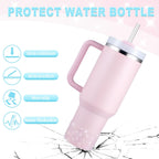 Silicone Boots For Stanley Cup 20-40 Oz, Glitter Boot For Stanley Iceflow 20 30 Oz, Bottom Protector Sleeve For Hydroflask 12-24