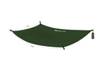 Dd Hammocks - Dd Magic Carpet Xl Size: 4.6Ft X 7.2Ft Rainproof Tarpaulin Rainfly For Lightweight Tarp Shelters Groundsheet And T