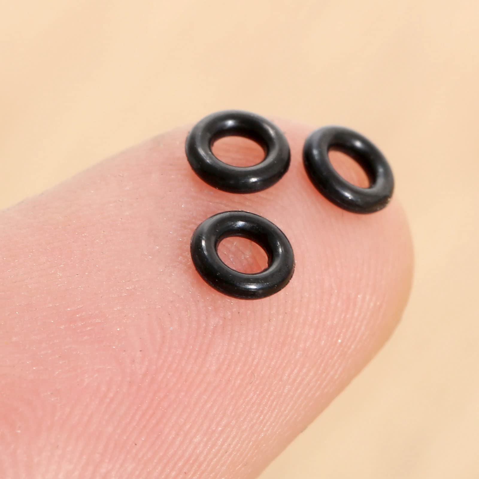 Dophee 100Pcs Stems/Flights Darts Tip Rubber O Ring Black Gasket Grip Washer Grommets