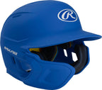 Rawlings Mach 1-Tone Right Batting Helmet W/ Adjustable Face Guard Left Handed Adjustable, Sr, Royal