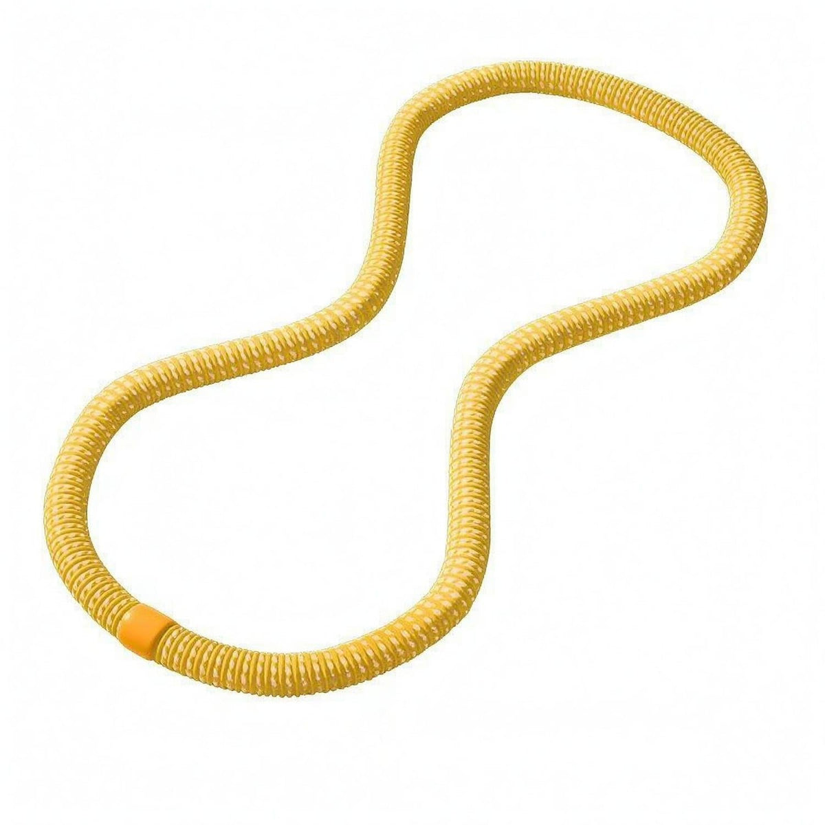 MERISHOPP Silent WaistTraining Hoop Cushioned Exercise Waist Hoop Flexible Spring Structure Springy, Yellow, 4.0LB Intermediate