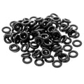 Dophee 100Pcs Stems/Flights Darts Tip Rubber O Ring Black Gasket Grip Washer Grommets