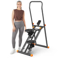 HitGo Stair Stepper for Home Gym, Vertical Stair Climber Machine for Full-Body Workout, Compact & Foldable Cardio Stepper with A