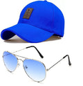 Selloria Brand A Soft Cotton Adjustable Unisex Cap And Sunglass Quick Drying Sun Hat Protection For Men And Women (Freesize) Bas
