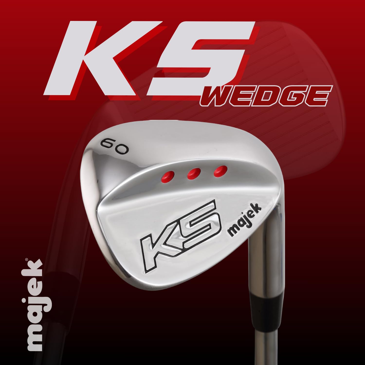 Majek Golf Senior Mens Lob Wedge (Lw) 60? Right Handed Senior Flex Steel Shaft