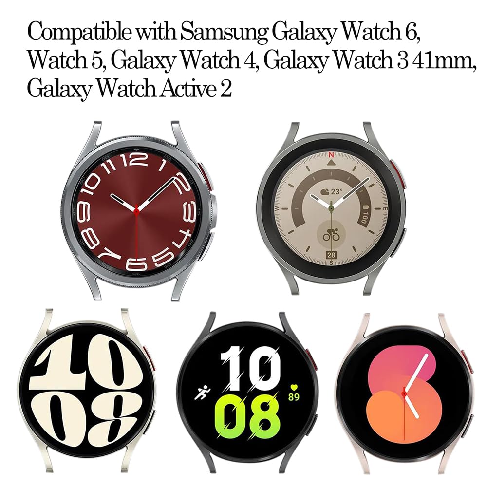 Toolaik Floral Bands Compatible With Samsung Active 2 Watch Band 40Mm 44Mm,Active Watch Band 40Mm, 20Mm Silicone Watch Bands For
